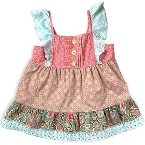 ⭐️3 for 40 ⭐️ Matilda  Jane size 6 cooling off top